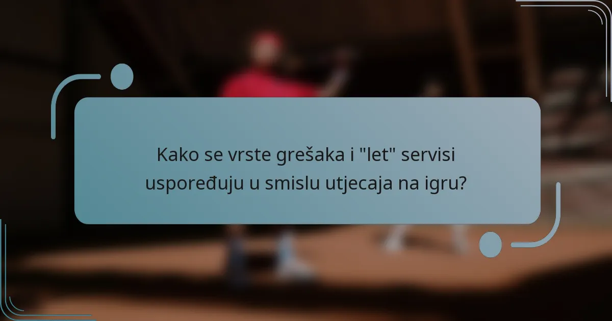 Kako se vrste grešaka i 
